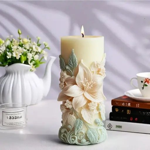 3DLily Flower Relief 