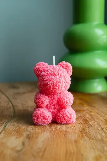 Rose Bear Aroma Candle