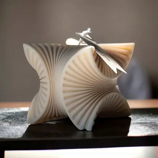  Geometric Design Soy wax Candle
